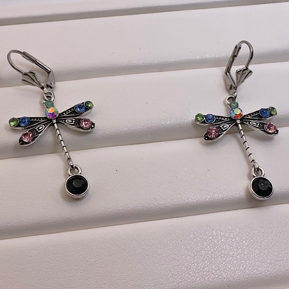 Dragonfly Earrings - NWOT - Picture 1 of 8